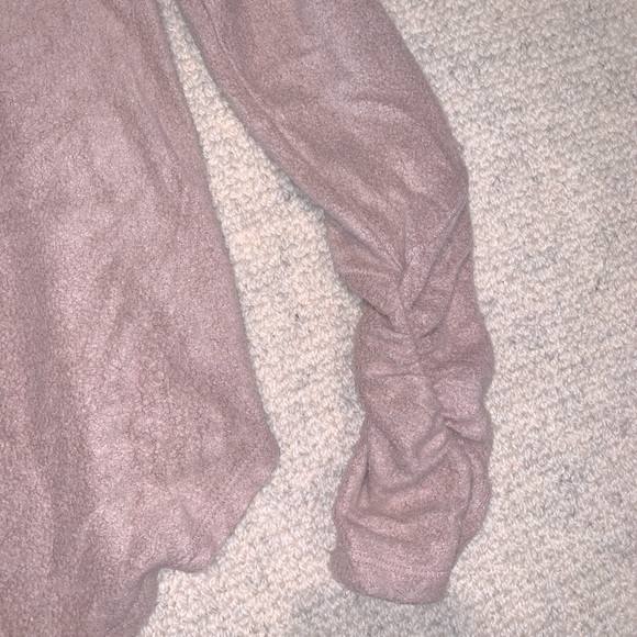 Free People Off the shoulder Nude cozy sweater - Picture 6 of 8